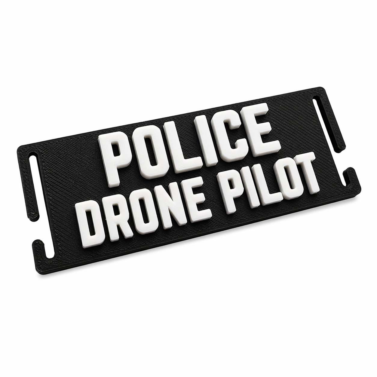 POLICE DRONE PILOT MOLLE PATCH 3D PRINTED